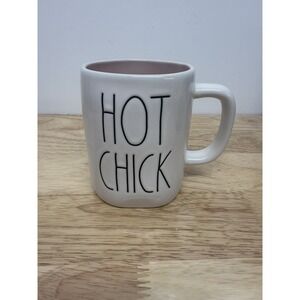 Rae Dunn By Magenta COFFEE AND TEA Mug Ceramic‎ Hot Chick Mug #57